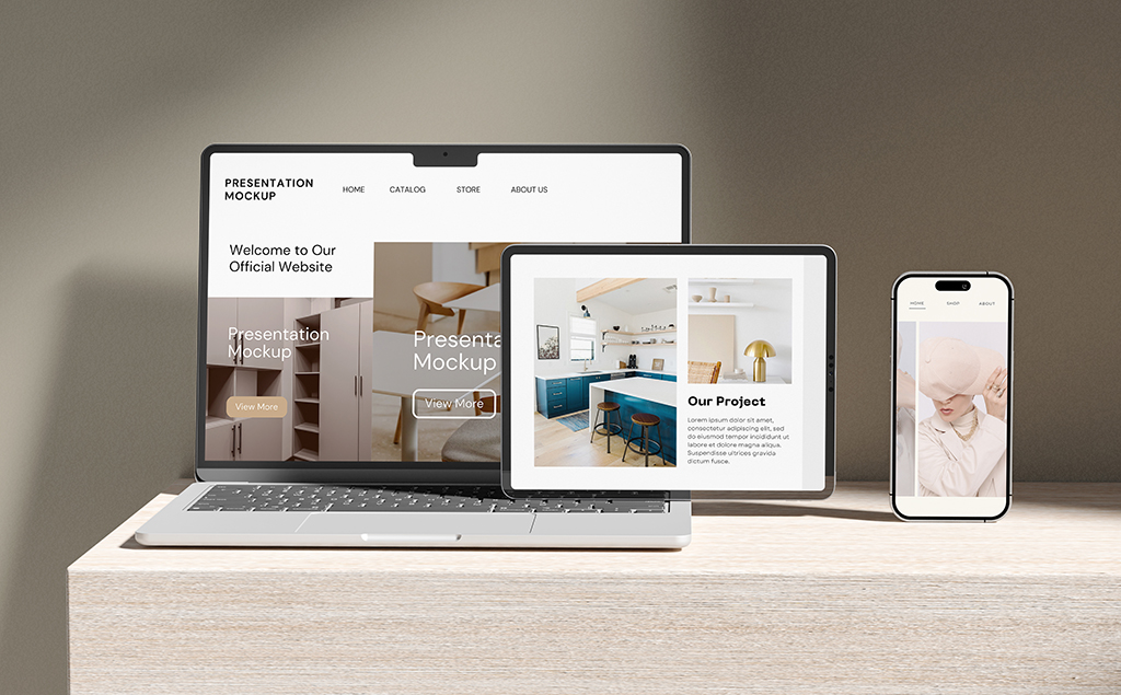 서비스형 홈페이지 예시