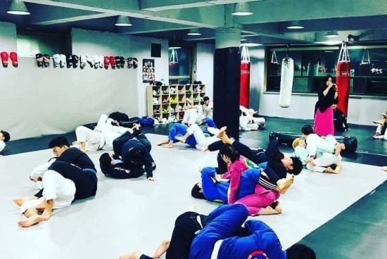 주짓수 수업 사진 자리